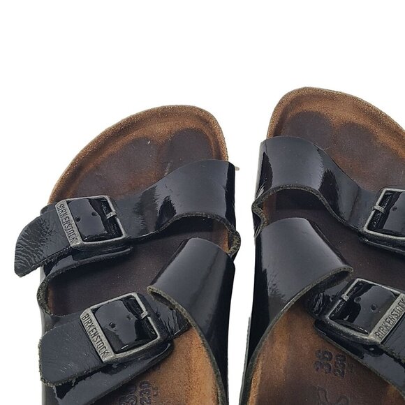Birkenstock Woman's Arizona Birko-Flor Casual Sandals Black Size 6 /36 - Picture 5 of 7